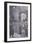 At the Entrance on Opening Night at La Scala in Milan, 1886, Italy-null-Framed Giclee Print