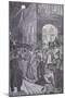 At the Entrance on Opening Night at La Scala in Milan, 1886, Italy-null-Mounted Giclee Print