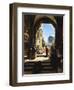 At the Entrance to the Temple Mount, Jerusalem-Gustav Bauernfeind-Framed Premium Giclee Print