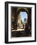 At the Entrance to the Temple Mount, Jerusalem-Gustav Bauernfeind-Framed Premium Giclee Print