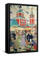 At the Fair-Boris Kustodiyev-Framed Stretched Canvas