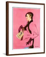 "At the Fashion Show,"February 3, 1934-Penrhyn Stanlaws-Framed Giclee Print