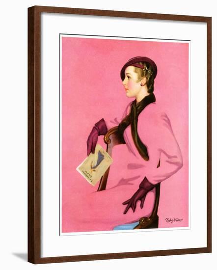 "At the Fashion Show,"February 3, 1934-Penrhyn Stanlaws-Framed Giclee Print