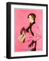 "At the Fashion Show,"February 3, 1934-Penrhyn Stanlaws-Framed Giclee Print