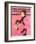 "At the Fashion Show," Saturday Evening Post Cover, February 3, 1934-Penrhyn Stanlaws-Framed Giclee Print