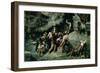 At the Feet of the Saviour, Slaughter of the Jews in the Middle Ages, 1887-Vicente Cutanda y Toraya-Framed Giclee Print