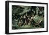 At the Feet of the Saviour, Slaughter of the Jews in the Middle Ages, 1887-Vicente Cutanda y Toraya-Framed Giclee Print