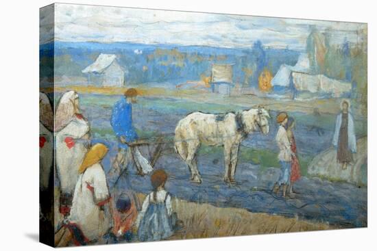 At the Field, 1911-Mikhail Vasilyevich Nesterov-Stretched Canvas