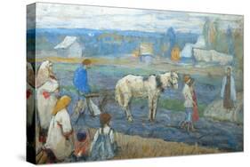 At the Field, 1911-Mikhail Vasilyevich Nesterov-Stretched Canvas