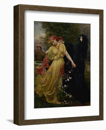 At the First Touch of Winter, Summer Fades Away-Valentine Cameron Prinsep-Framed Giclee Print