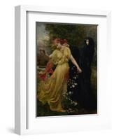 At the First Touch of Winter, Summer Fades Away-Valentine Cameron Prinsep-Framed Giclee Print