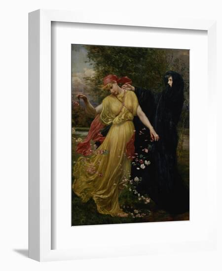 At the First Touch of Winter, Summer Fades Away-Valentine Cameron Prinsep-Framed Giclee Print