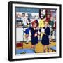 At the Fish and Chips Shop-null-Framed Giclee Print