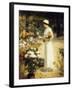 At the Flower Market-Victor Gabriel Gilbert-Framed Giclee Print