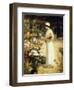 At the Flower Market-Victor Gabriel Gilbert-Framed Giclee Print