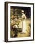 At the Flower Market-Victor Gabriel Gilbert-Framed Giclee Print