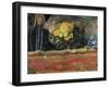 At the Foot of a Mountain, c.1892-Paul Gauguin-Framed Giclee Print