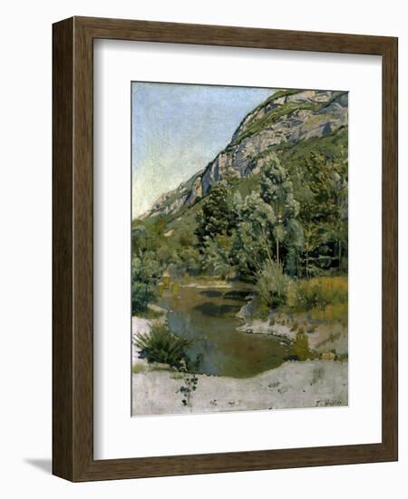 At the Foot of Petit Salve-Ferdinand Hodler-Framed Giclee Print