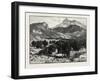 At the Foothills of the Rocky Mountains, Canada, Nineteenth Century-null-Framed Giclee Print