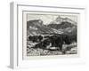 At the Foothills of the Rocky Mountains, Canada, Nineteenth Century-null-Framed Giclee Print