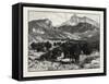 At the Foothills of the Rocky Mountains, Canada, Nineteenth Century-null-Framed Stretched Canvas