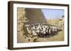 At the Fortress Walls. Let Them In!, 1871-Vasili Vasilyevich Vereshchagin-Framed Giclee Print