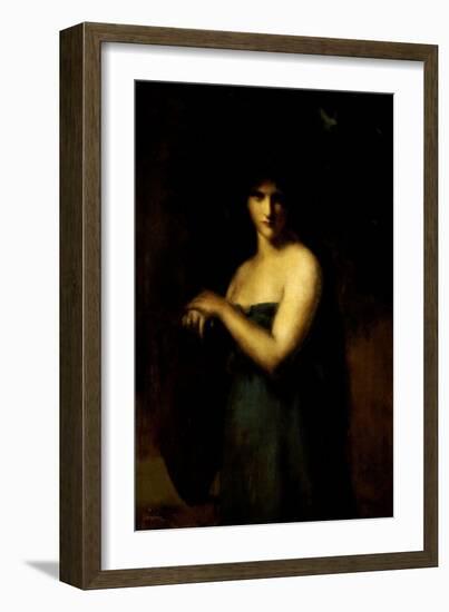 At the Fountain-Jean Jacques Henner-Framed Giclee Print