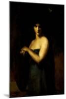 At the Fountain-Jean Jacques Henner-Mounted Giclee Print