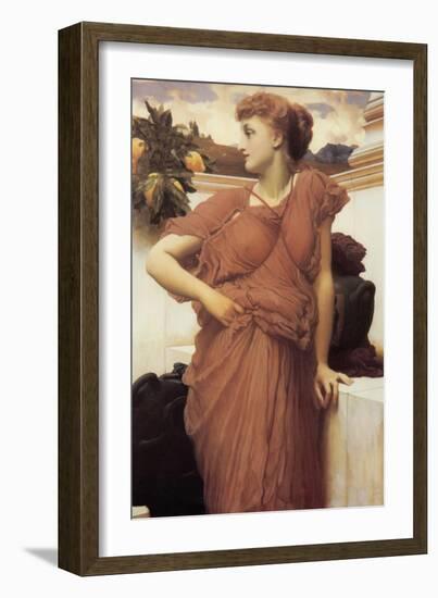 At the Fountain-Frederick Leighton-Framed Art Print