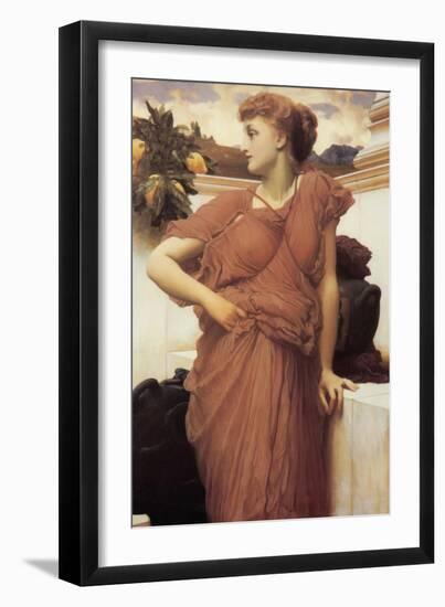 At the Fountain-Frederick Leighton-Framed Art Print