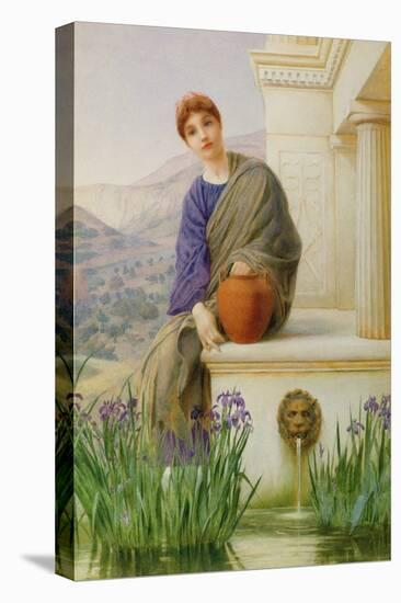 At the Fountain-Henry Ryland-Stretched Canvas