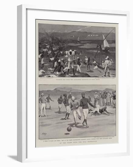 At the Front with the Nile Expedition-Charles Joseph Staniland-Framed Giclee Print