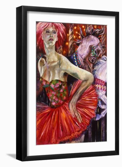 At the Funfair, 2003-Hilary Dunne-Framed Giclee Print