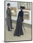 At The Gallery-Paul Fischer-Mounted Giclee Print