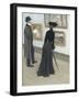 At The Gallery-Paul Fischer-Framed Giclee Print