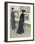 At The Gallery-Paul Fischer-Framed Giclee Print