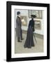 At The Gallery-Paul Fischer-Framed Giclee Print