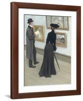 At The Gallery-Paul Fischer-Framed Giclee Print