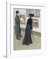 At The Gallery-Paul Fischer-Framed Giclee Print