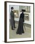 At the Gallery-Paul Fischer-Framed Premium Giclee Print