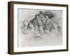 At the Gambling Table, 1925-Jean Louis Forain-Framed Giclee Print