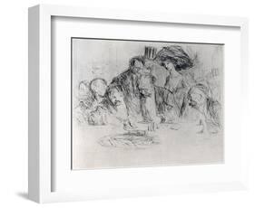 At the Gambling Table, 1925-Jean Louis Forain-Framed Giclee Print