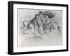 At the Gambling Table, 1925-Jean Louis Forain-Framed Premium Giclee Print