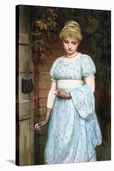 At the Garden Gate-Charles Sillem Lidderdale-Stretched Canvas
