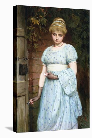 At the Garden Gate-Charles Sillem Lidderdale-Stretched Canvas