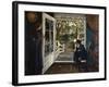 At the Garden Room Door-Erik Theodor Werenskiold-Framed Giclee Print