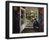 At the Garden Room Door-Erik Theodor Werenskiold-Framed Giclee Print