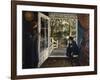 At the Garden Room Door-Erik Theodor Werenskiold-Framed Giclee Print