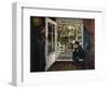 At the Garden Room Door-Erik Theodor Werenskiold-Framed Premium Giclee Print