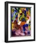 At the Garden Table, 1914-Auguste Macke-Framed Giclee Print